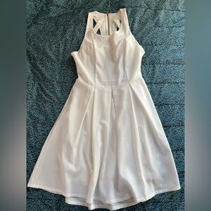 White Graduation Dress